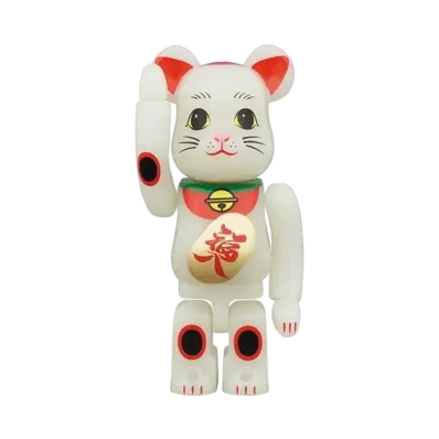 Bearbrick MANEKINEKO “Fukuiri” G.I.D 100%