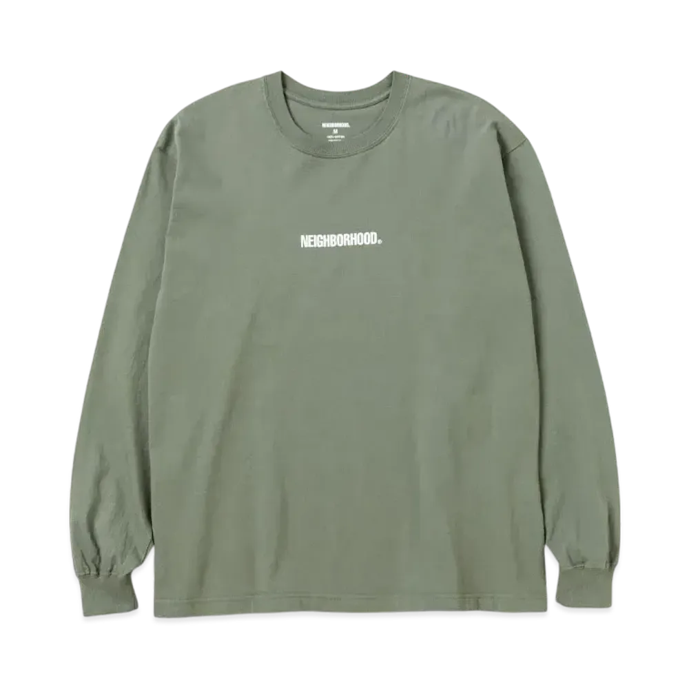 NEIGHBORHOOD NH . Tee LS-3 "Olive Drab"