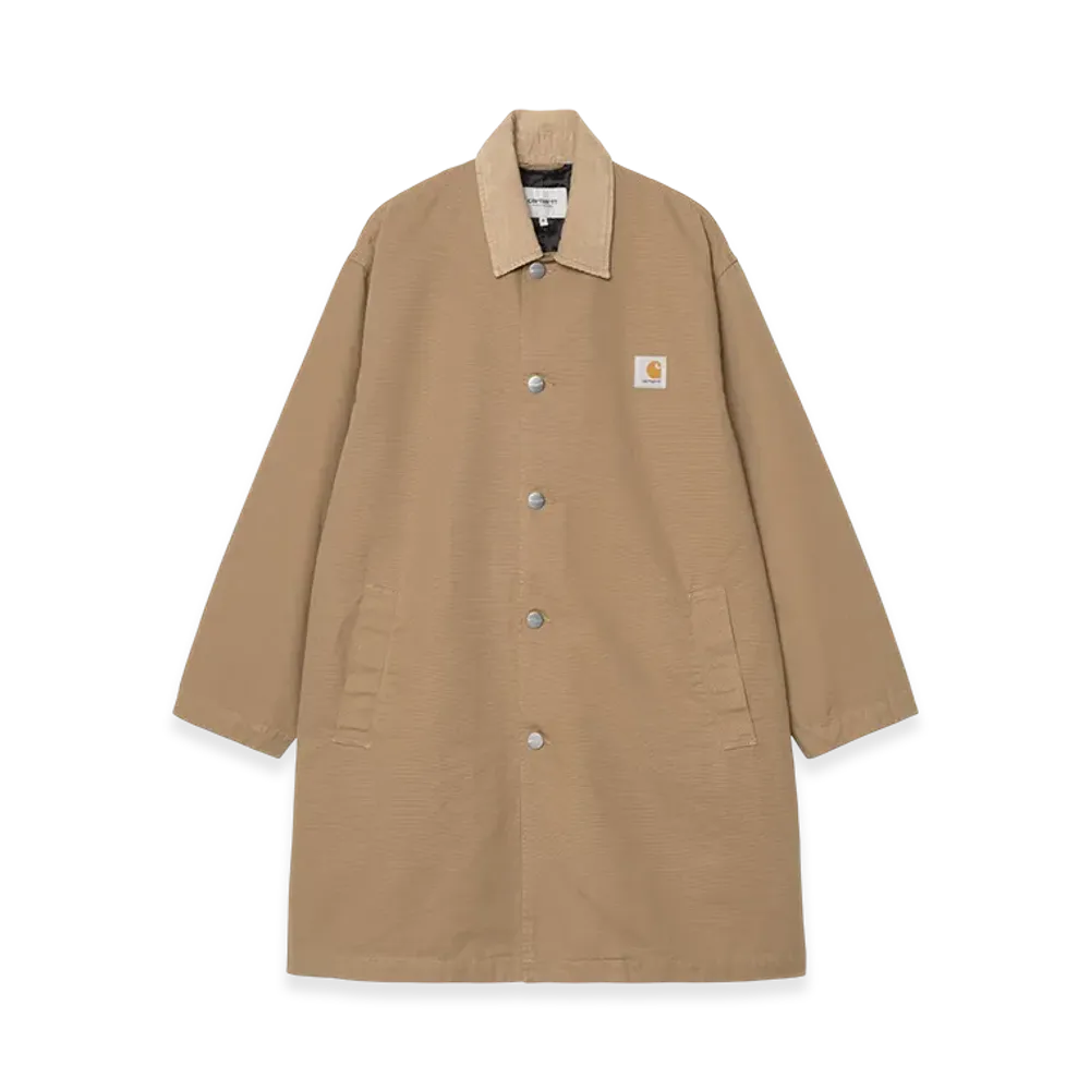 Carhartt WIP Webster Coat "Leather/Leather(Rinsed)"
