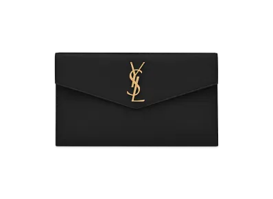 Saint Laurent Women's "Cassandre" Medium Size Clutch "Black"