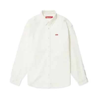 Supreme Small Box Denim Shirt "White" (25SS)