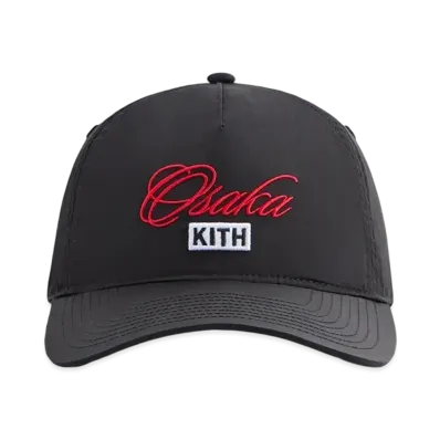 Kith Osaka Bay Low Pinch Crown Cap "Black"