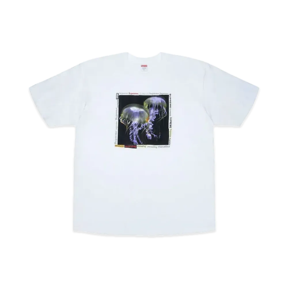 シュプリーム ジェリーフィッシュ Tシャツ "ホワイト"
