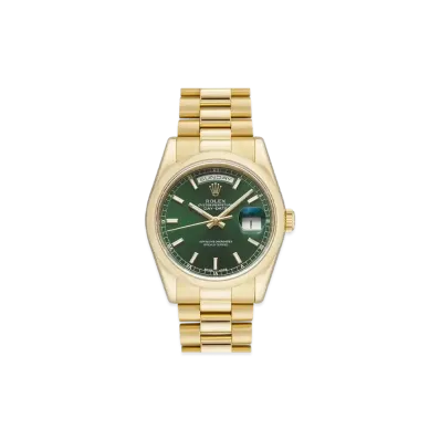 ROLEX Day-Date "Green/Yellow Gold"