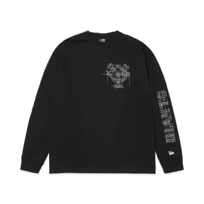 NEW ERA x TAKAHIROMIYASHITATheSoloist. Long Sleeve Cotton T-Shirt Yomiuri Giants "Black/White"