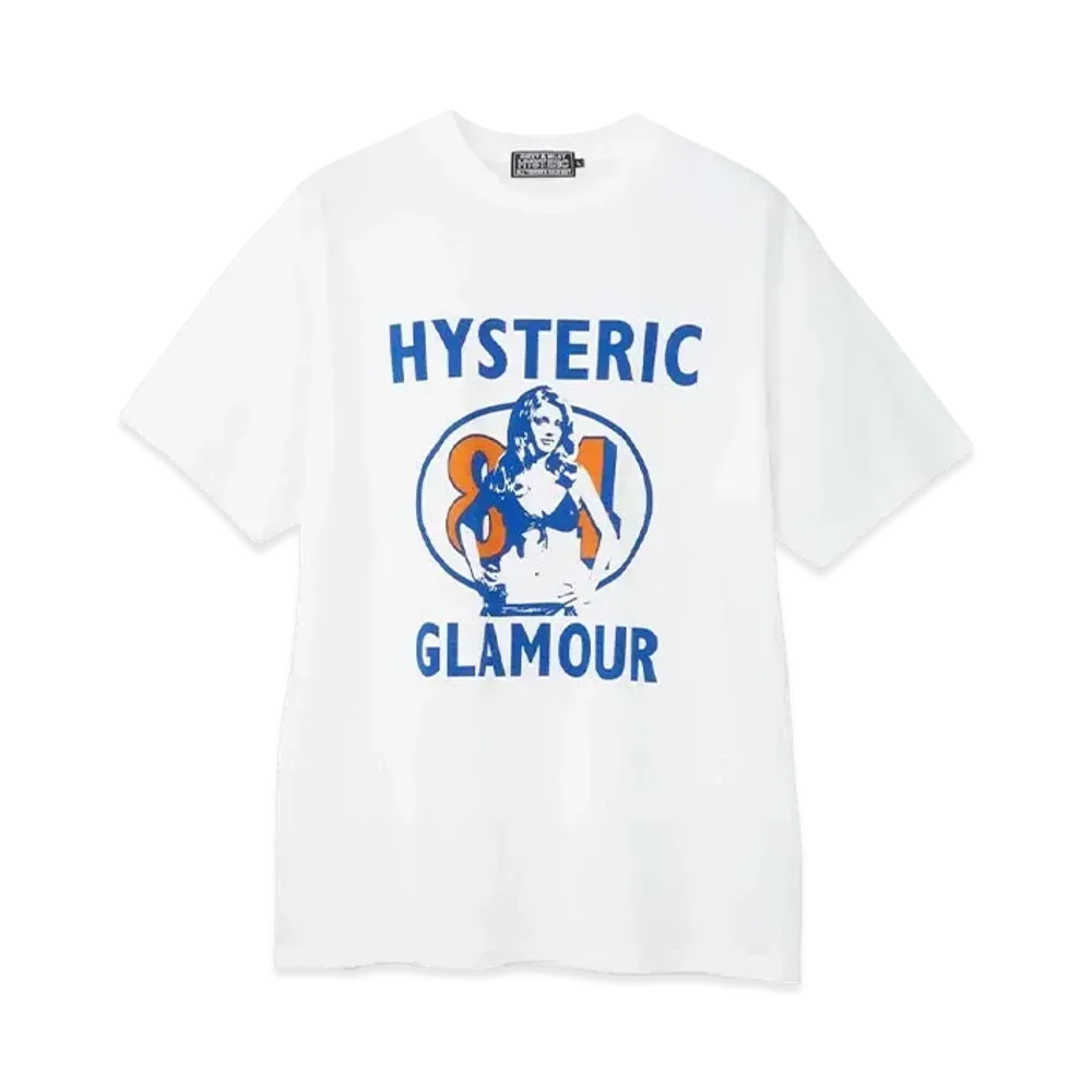 HYSTERIC GLAMOUR Coyote Tee "White"