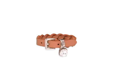 MIU MIU Nappa Leather Bracelet "Cognac"