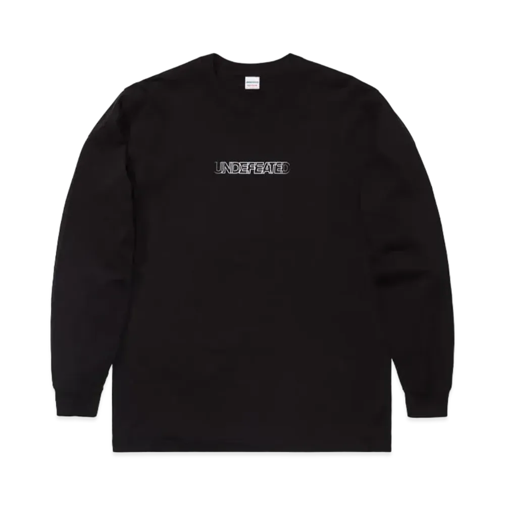 UNDEFEATED FADEOUT L/S TEE - 80112 "Black"
