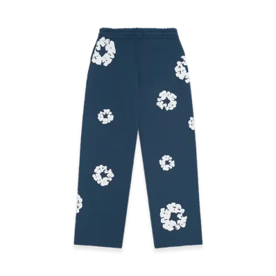 DENIM TEARS Cotton Wreath Baggy Sweatpants "Navy"