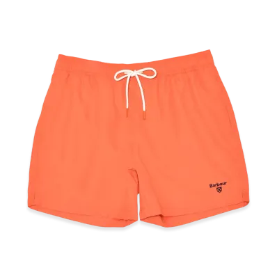 Barbour Staple Logo 5 Swim Shorts "Horizon Orange"