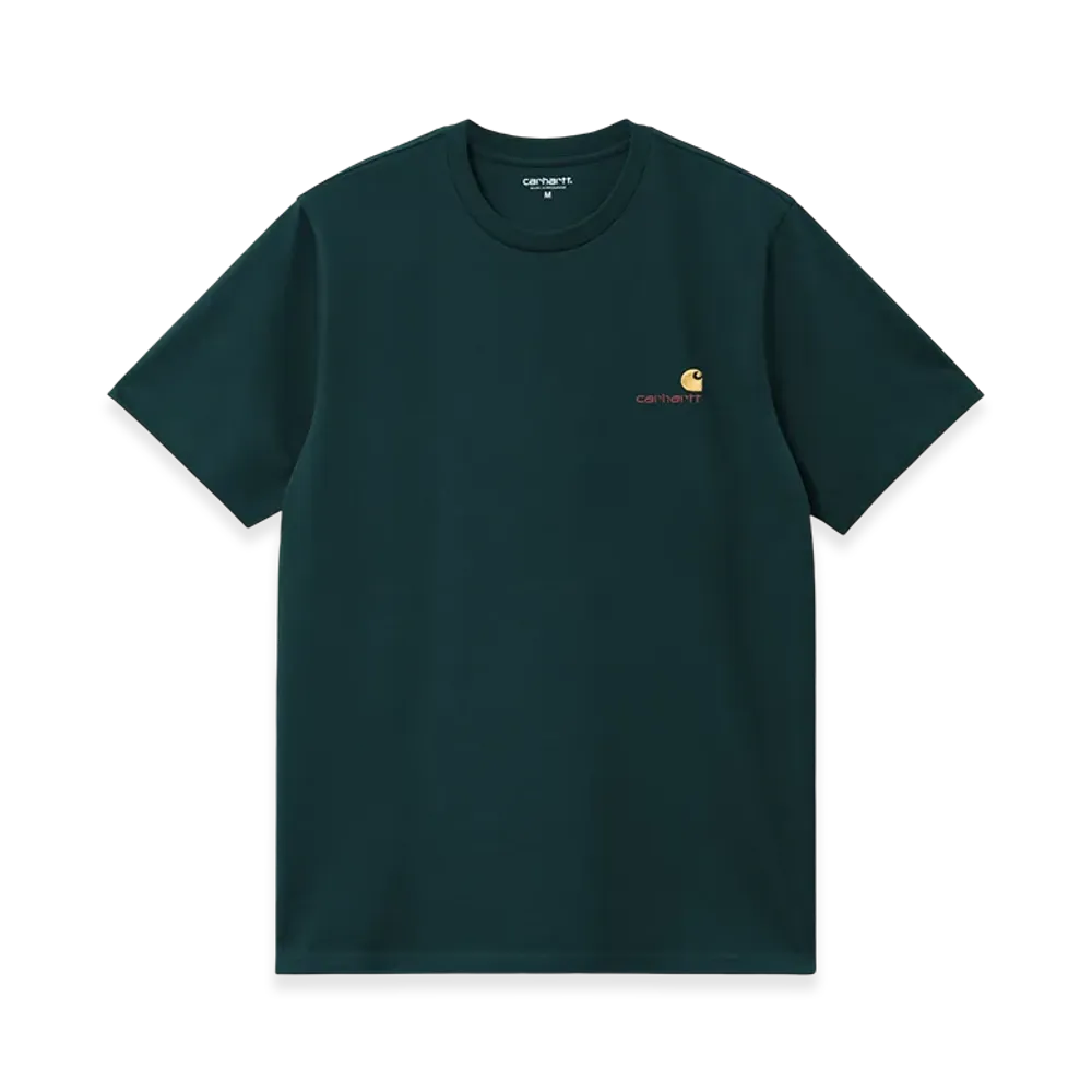 Carhartt WIP S/S American Script T-Shirt "Deep Lagoon"