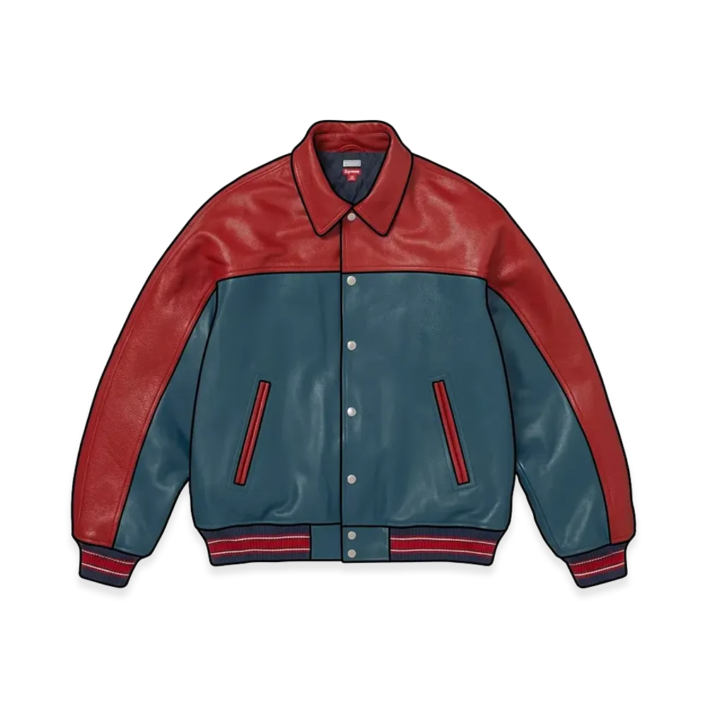 Supreme x A.PRESSE Leather Jacket "Multicolor"