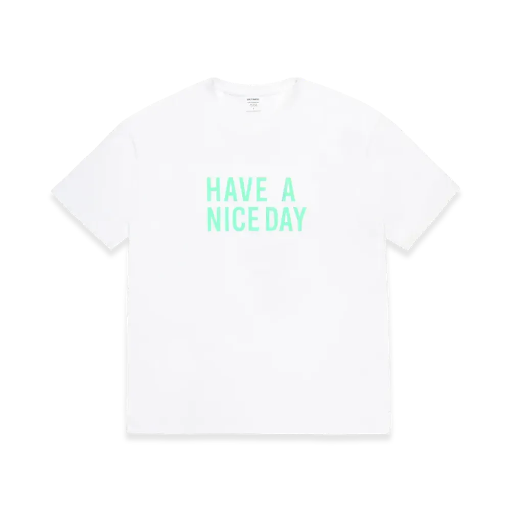 WACKO MARIA Washed Heavy Weight T-Shirt "White"