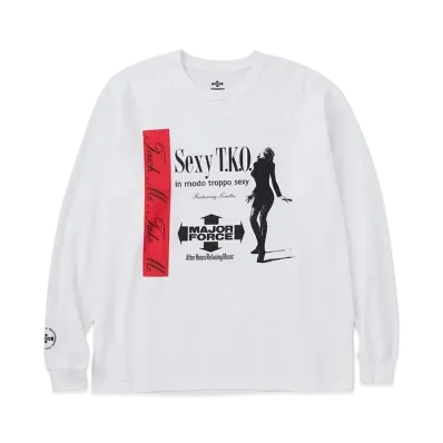 NEIGHBORHOOD x MAJOR FORCE Tee LS "White"