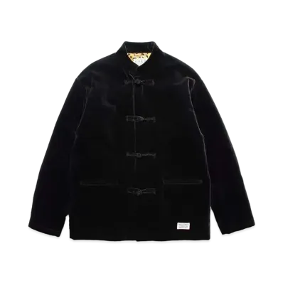 WACKO MARIA Velvet Kung-Fu Jacket "Black"