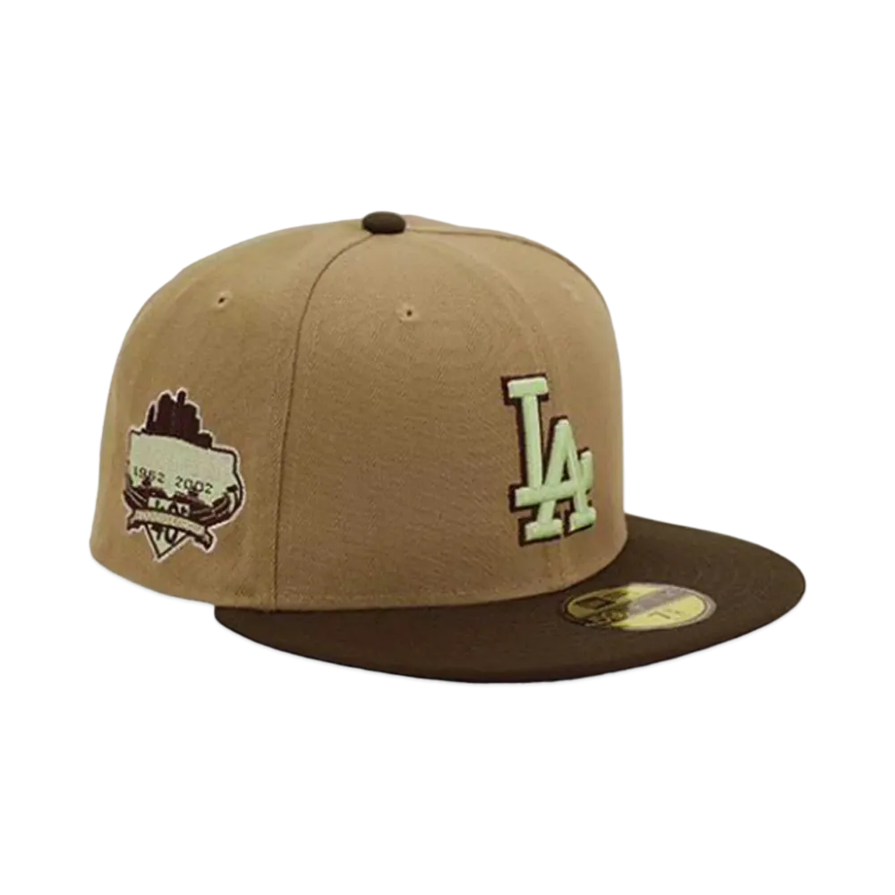 NEW ERA x THE CAP "Blood Money" 59Fifty Los Angeles Dodgers "Khaki/Walnut"