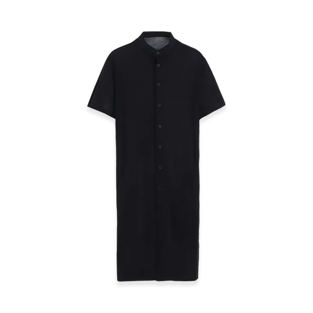 Yohji Yamamoto POUR HOMME C/Ny Pt Jersey D Printed Vest "Black"