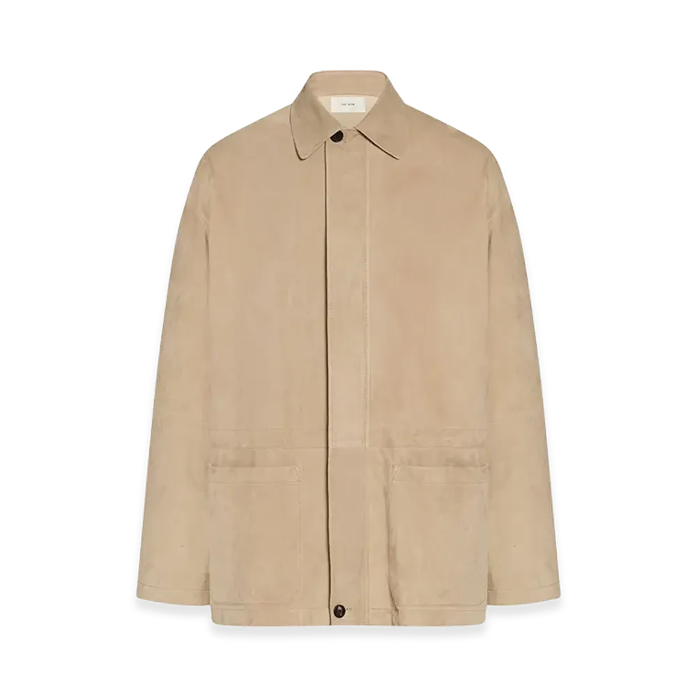 The Row Vilmo Suede Jacket "Cream"