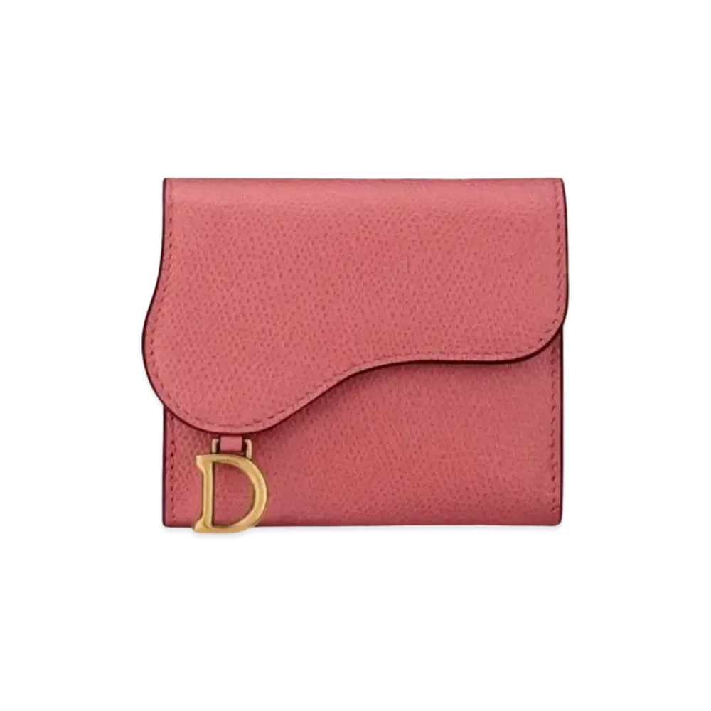 Dior Cow Leather Saddle Wallet "Pink"