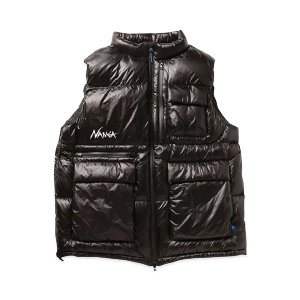NANGA x Liberaiders RIPSTOP NYLON DOWN VEST "BLACK"