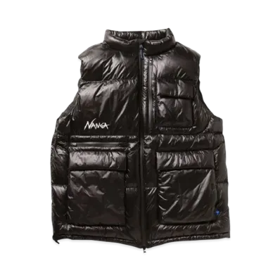 NANGA x Liberaiders RIPSTOP NYLON DOWN VEST "BLACK"