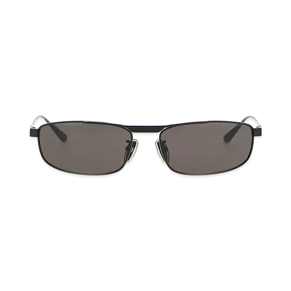 BALENCIAGA Women's 'Tag 3.0 Rectangle' Sunglasses "Black"
