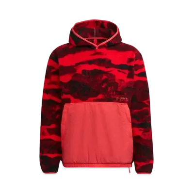 ADIDAS ADVENTURE POLAR FLEECE PRINT HOODIE "Core Pink"