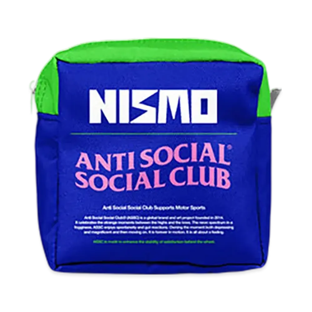 ANTI SOCIAL SOCIAL CLUB x Nissan Nylon Zip Pouch Set "Blue"