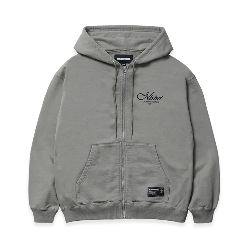 NEIGHBORHOOD Staple Sweat Zip Hoodie LS "Khaki"