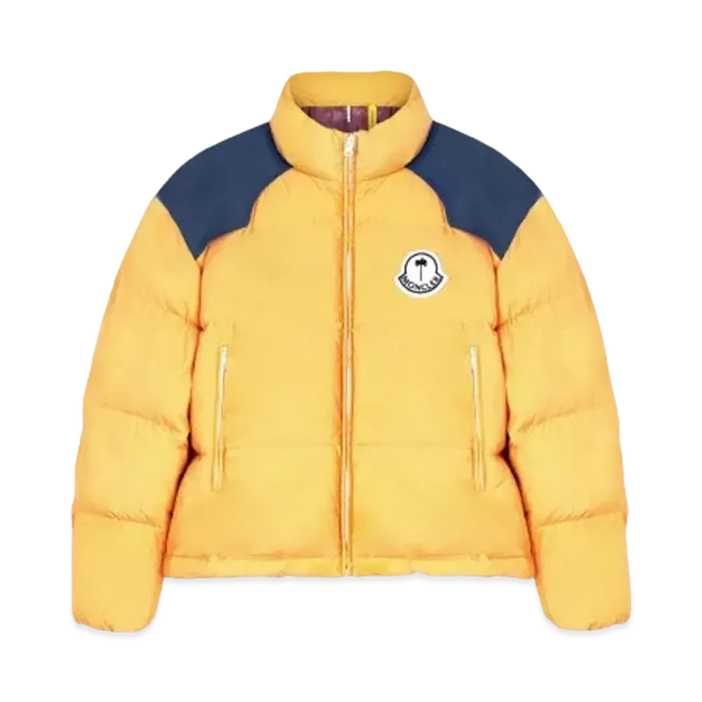 PALM ANGELS x MONCLER Genius Jacket "Yellow Blue"