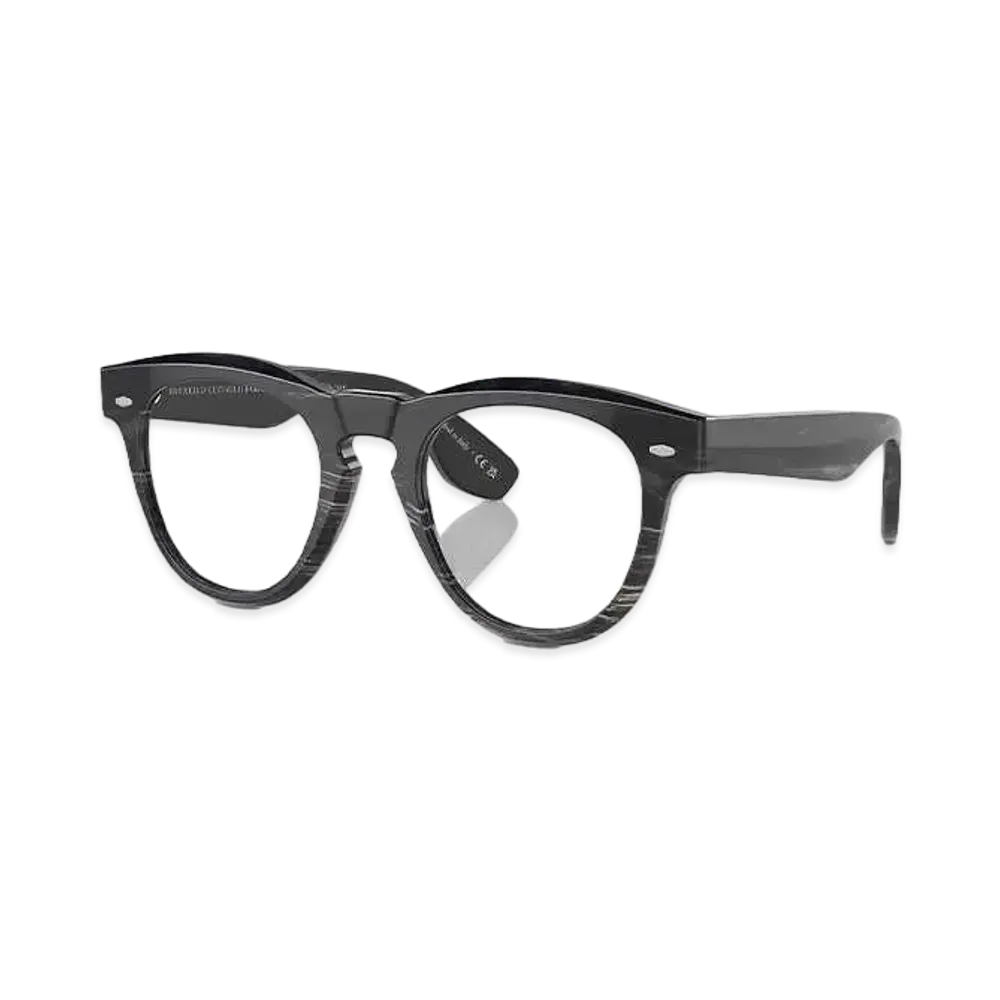 OLIVER PEOPLES Nino Horn "Black Horn/Blue Block"