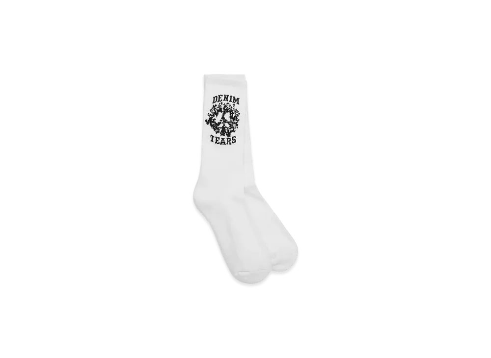 DENIM TEARS Denim U Socks "White"