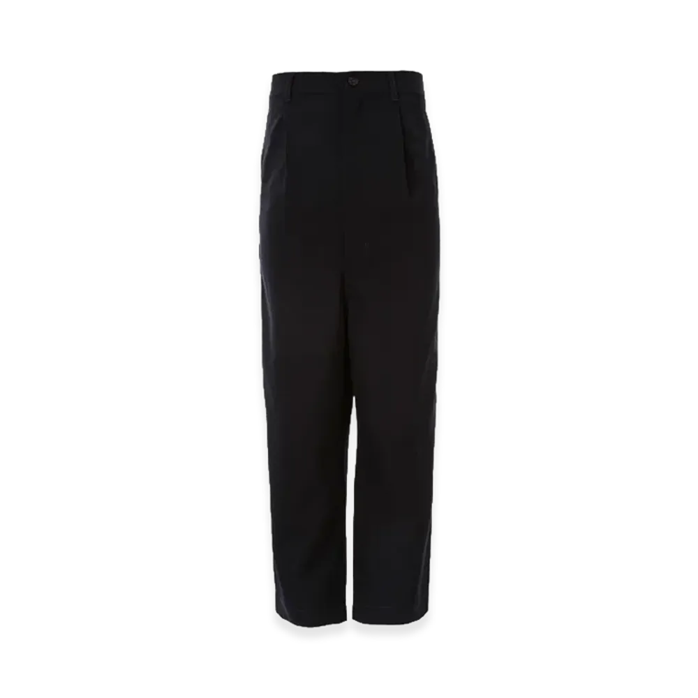 COMME des GARCONS HOMME Wool Gabardine Plain Baggy Pants "Navy"
