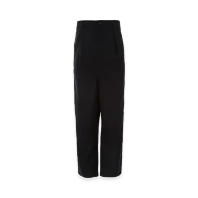 COMME des GARCONS HOMME Wool Gabardine Plain Baggy Pants "Navy"