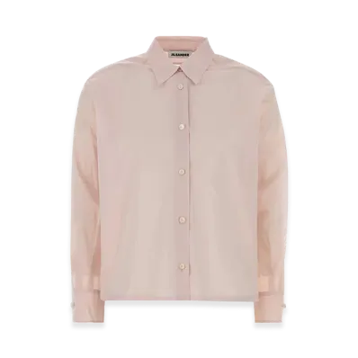 Jil Sander Women's Cotton Shirt "Pastel Pink"