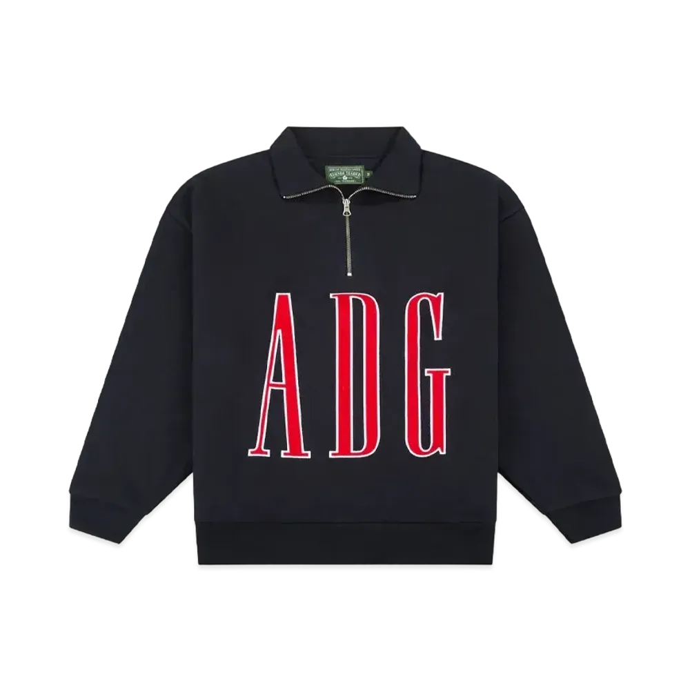 DENIM TEARS ADG Inc Quarter Zip "Navy"