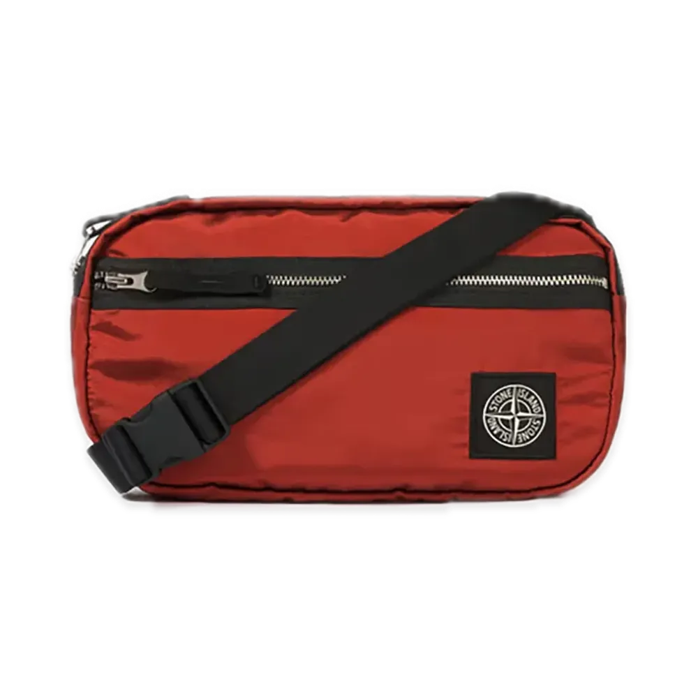 Stone Island 9200016 Coated Nylon Metal In Econyl "Scarlet"