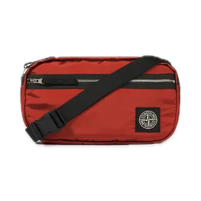 Stone Island 9200016 Coated Nylon Metal In Econyl "Scarlet"
