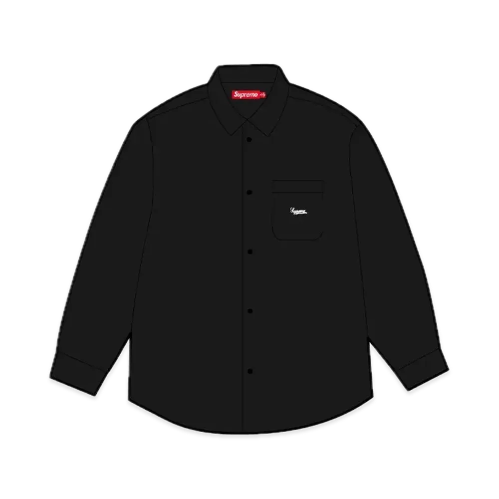 Supreme Flannel Shirt "Black"