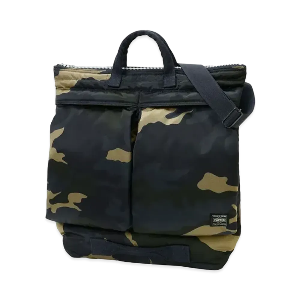 PORTER / COUNTER SHADE Helmet Bag "Woodland Khaki"