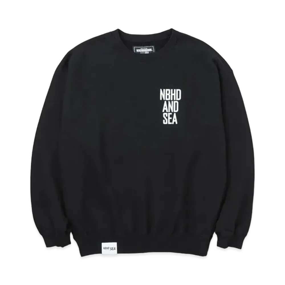 WIND AND SEA x NEIGHBORHOOD Sweatshirt LS "Black"