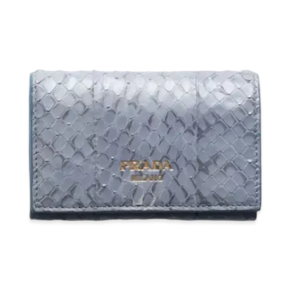 PRADA Ayers Card Holder "Light Blue"