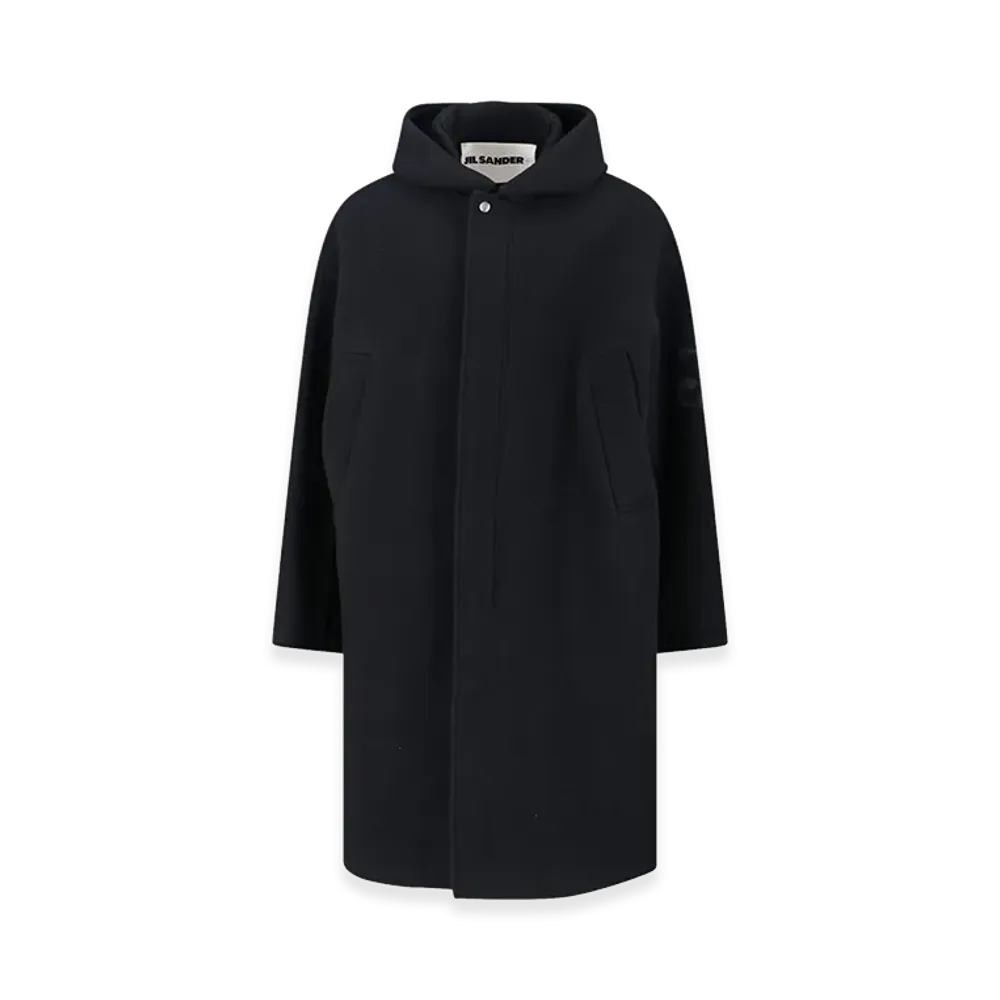 Jil Sander Virgin Wool Coat "Black"