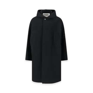 Jil Sander Virgin Wool Coat "Black"