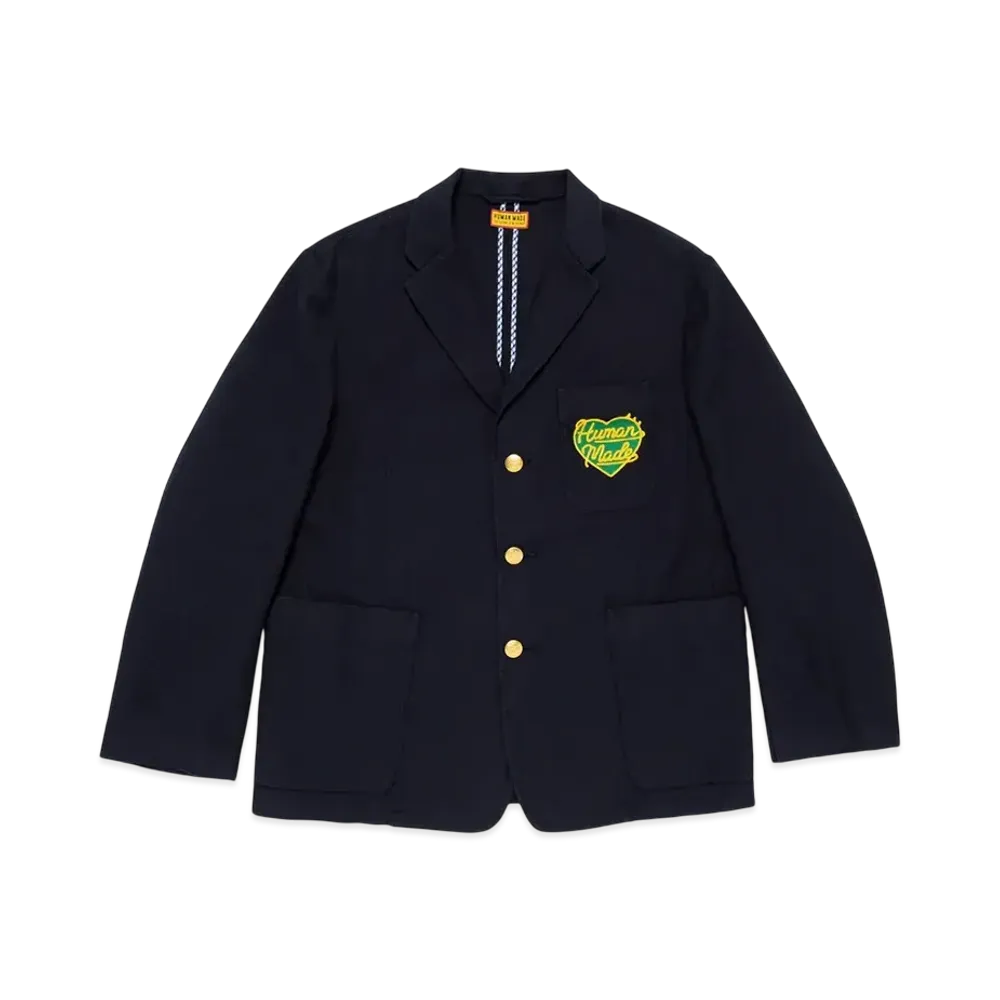 HUMAN MADE Wool Blend Blazer "Navy"