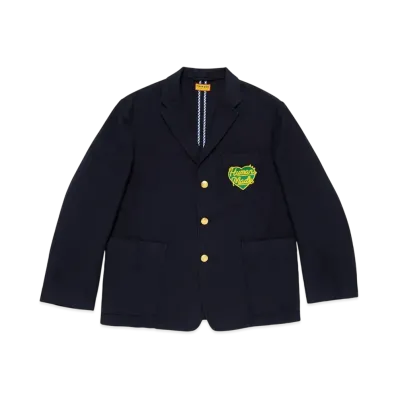 HUMAN MADE Wool Blend Blazer "Navy"