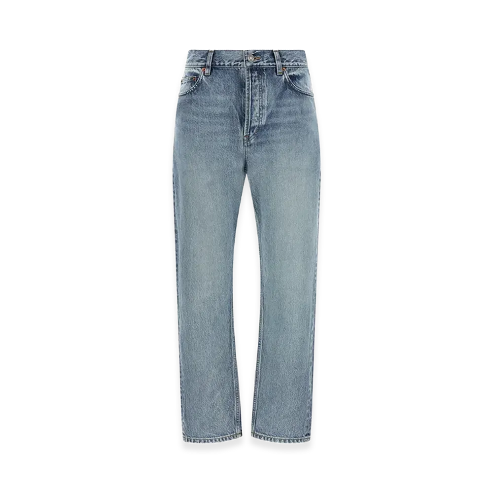 Saint Laurent Women's Anni 1990 Jeans "Light Blue"