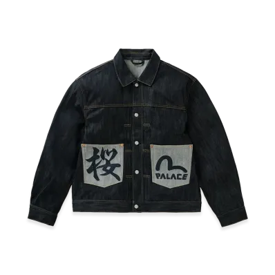 PALACE x EVISU Type 2 Denim Jacket "Indigo"
