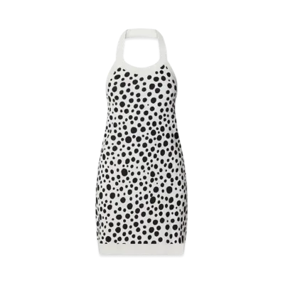 Louis Vuitton x Yayoi Kusama Halter Neck Knit Dress Infinity Dots "Noir"
