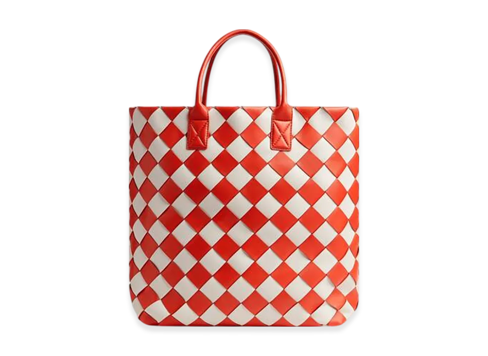 Bottega Veneta Maxi Intreccio Tote "Poppy/Mist"